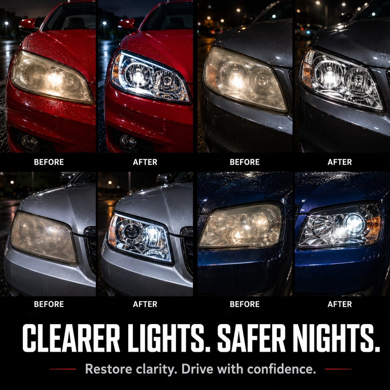 ClearNight™ - Headlight Restoration Kit