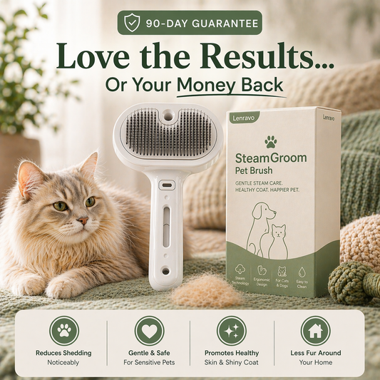 Gentle Steam Grooming Brush