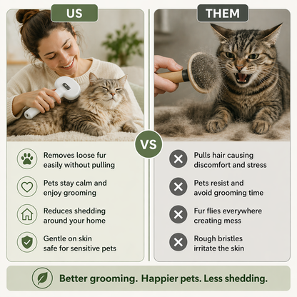 Gentle Steam Grooming Brush