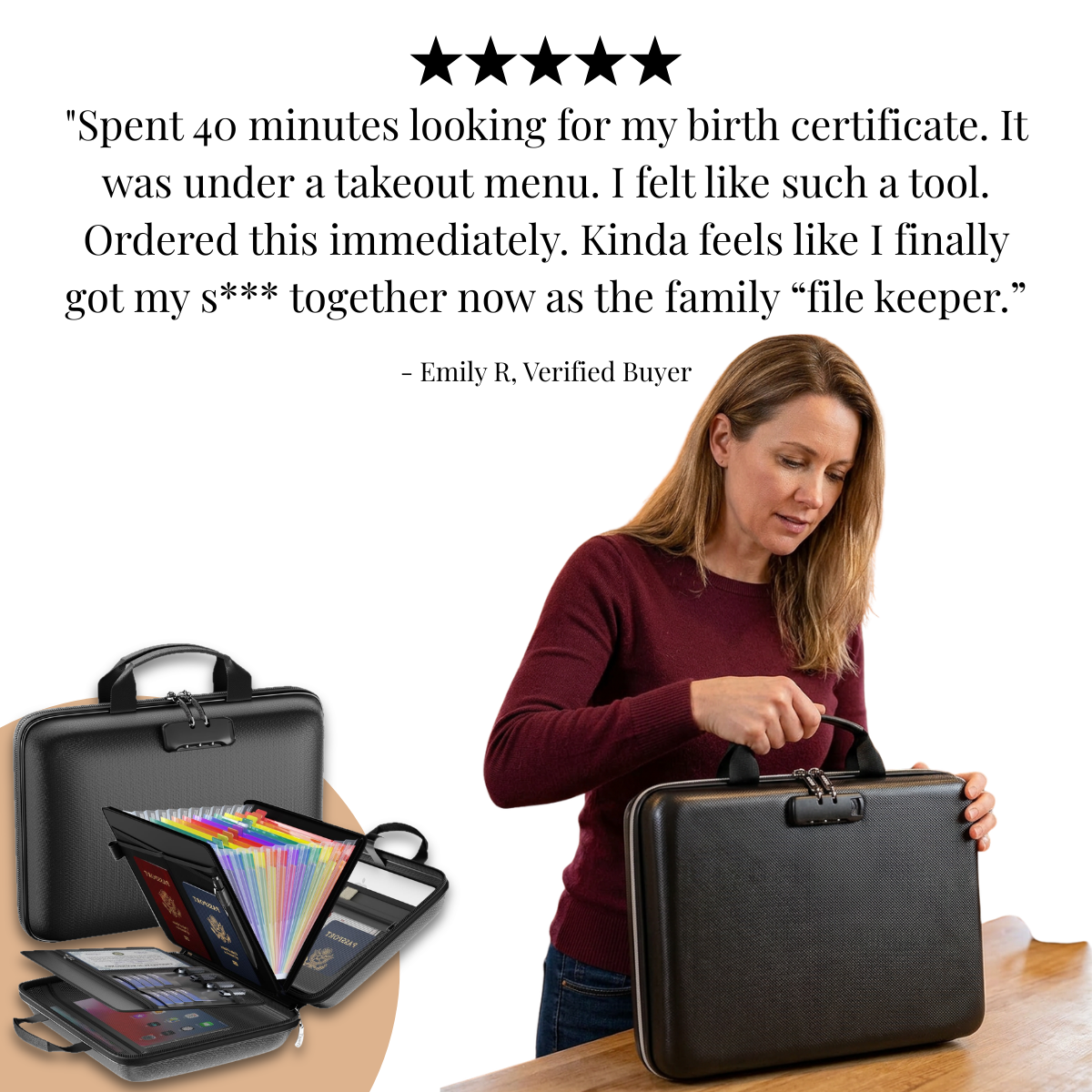 SafeVault™ - Emergency Document Case