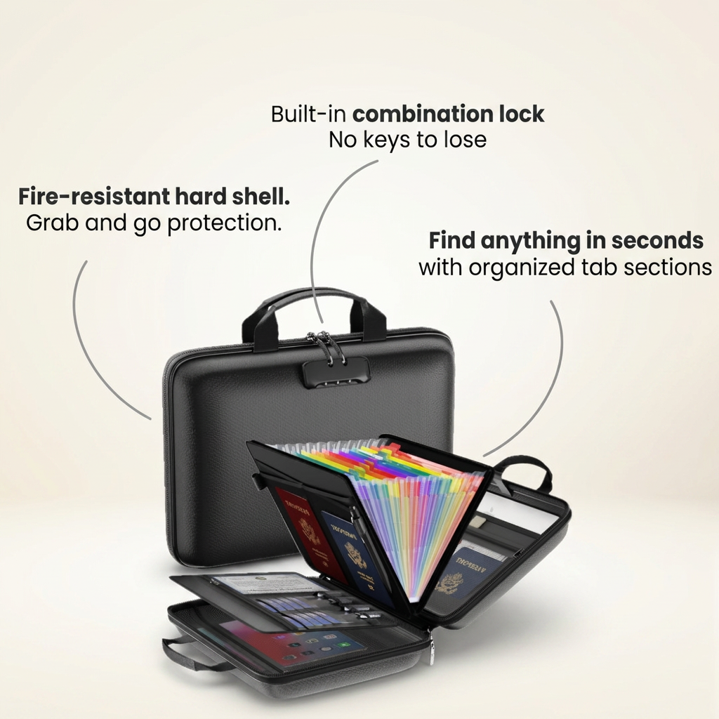 SafeVault™ - Emergency Document Case
